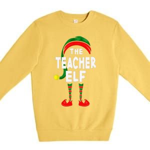 Carnival Or Christmas Party Costume The Teacher Elf Premium Crewneck Sweatshirt