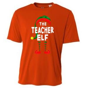 Carnival Or Christmas Party Costume The Teacher Elf Cooling Performance Crew T-Shirt