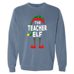 Carnival Or Christmas Party Costume The Teacher Elf Garment-Dyed Sweatshirt