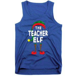 Carnival Or Christmas Party Costume The Teacher Elf Tank Top