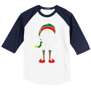 Carnival Or Christmas Party Costume The Teacher Elf Baseball Sleeve Shirt