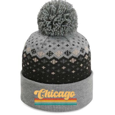 City Of Chicago The Baniff Cuffed Pom Beanie