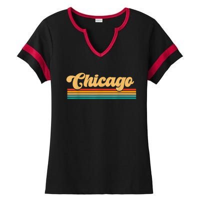 City Of Chicago Ladies Halftime Notch Neck Tee