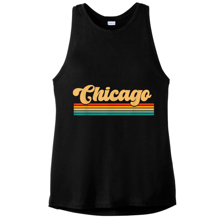 City Of Chicago Ladies PosiCharge Tri-Blend Wicking Tank