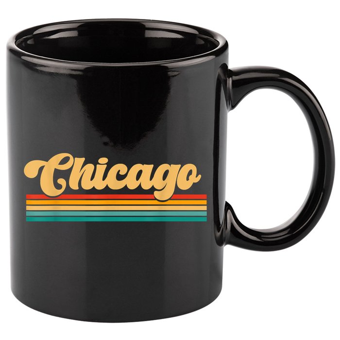 City Of Chicago 11oz C Handle Ceramic Mug