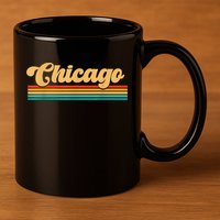 City Of Chicago 11oz C Handle Ceramic Mug