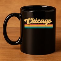 City Of Chicago 11oz C Handle Ceramic Mug