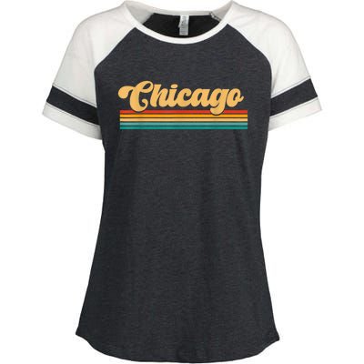 City Of Chicago Enza Ladies Jersey Colorblock Tee