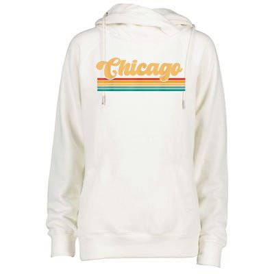 City Of Chicago Womens Funnel Neck Pullover Hood