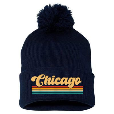 City Of Chicago Pom Pom 12in Knit Beanie