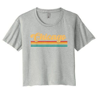 City Of Chicago Women's Crop Top Tee