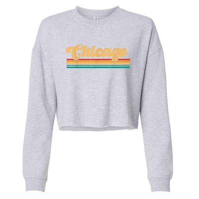 City Of Chicago Cropped Pullover Crew