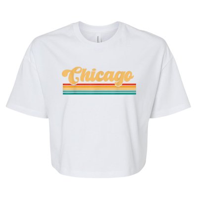 City Of Chicago Bella+Canvas Jersey Crop Tee