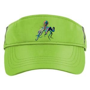 Colorful Octopus Adult Drive Performance Visor