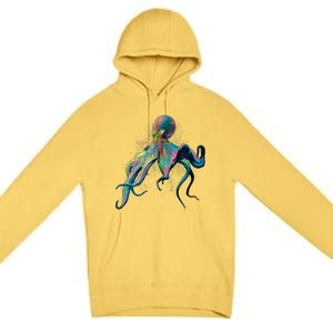 Colorful Octopus Premium Pullover Hoodie