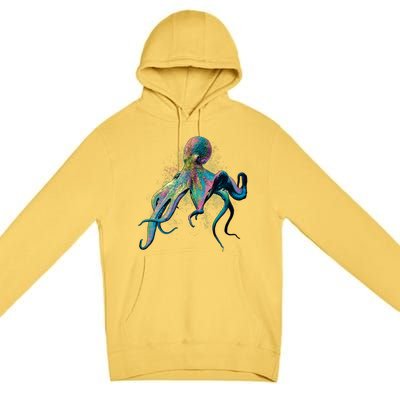 Colorful Octopus Premium Pullover Hoodie