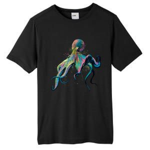 Colorful Octopus Tall Fusion ChromaSoft Performance T-Shirt