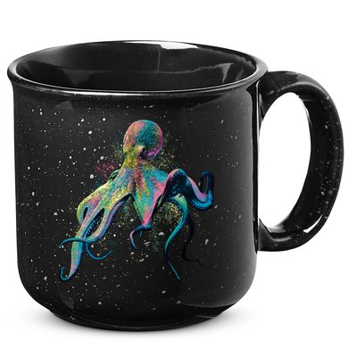 Colorful Octopus 15oz Campfire Ceramic Mug