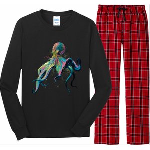 Colorful Octopus Long Sleeve Pajama Set