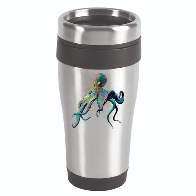 Colorful Octopus 16oz Travel Tumbler