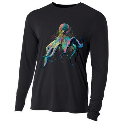 Colorful Octopus Cooling Performance Long Sleeve Crew