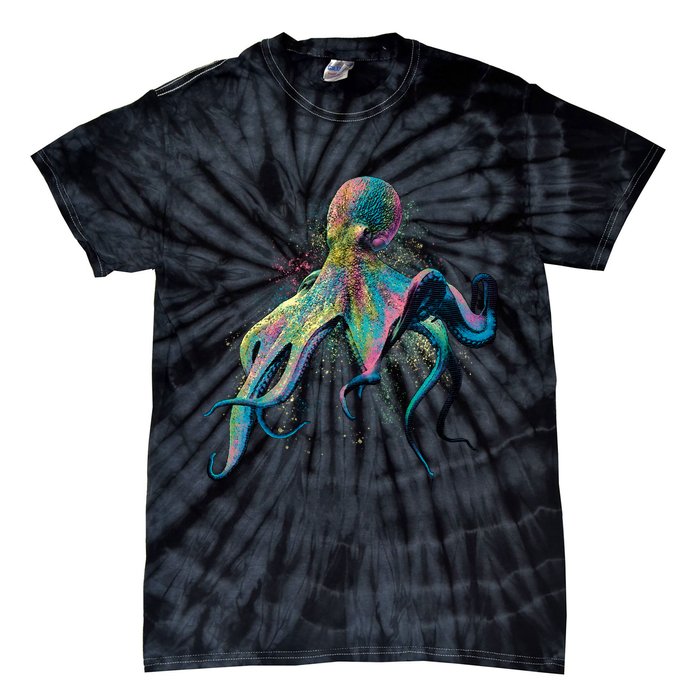 Colorful Octopus Tie-Dye T-Shirt