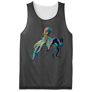 Colorful Octopus Mesh Reversible Basketball Jersey Tank