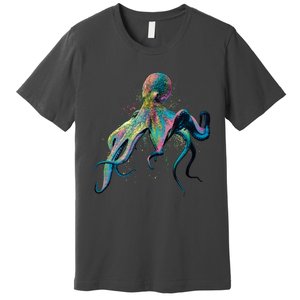 Colorful Octopus Premium T-Shirt