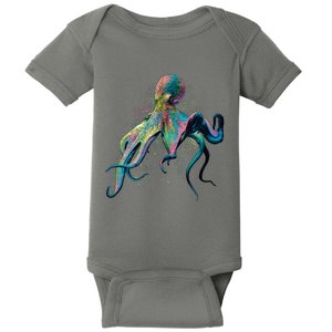 Colorful Octopus Baby Bodysuit