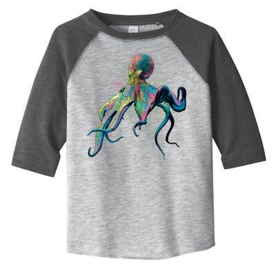 Colorful Octopus Toddler Fine Jersey T-Shirt