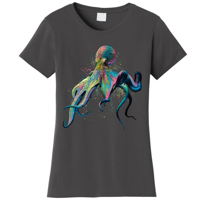 Colorful Octopus Women's T-Shirt