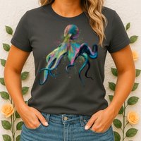 Colorful Octopus Womens T-Shirt
