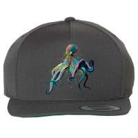 Colorful Octopus Wool Snapback Cap