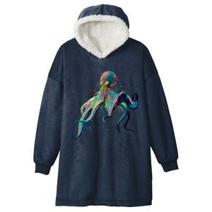 Colorful Octopus Hooded Wearable Blanket