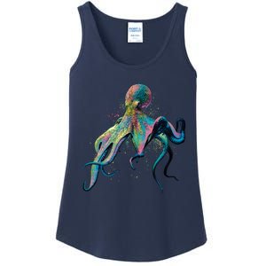 Colorful Octopus Ladies Essential Tank