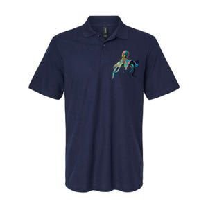 Colorful Octopus Softstyle Adult Sport Polo