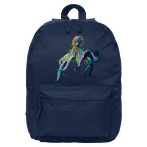 Colorful Octopus 16 in Basic Backpack