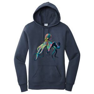 Colorful Octopus Women's Pullover Hoodie