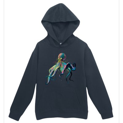 Colorful Octopus Urban Pullover Hoodie