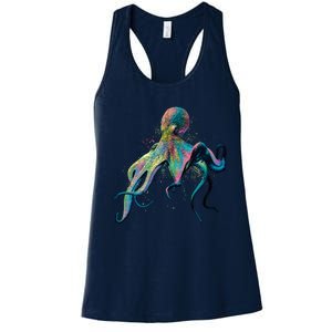 Colorful Octopus Women's Racerback Tank