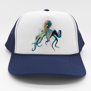 Colorful Octopus Trucker Hat