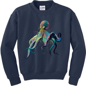 Colorful Octopus Kids Sweatshirt