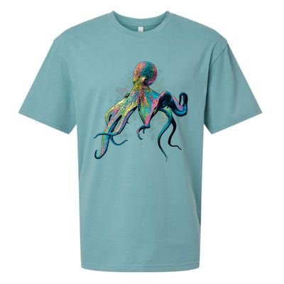 Colorful Octopus Sueded Cloud Jersey T-Shirt