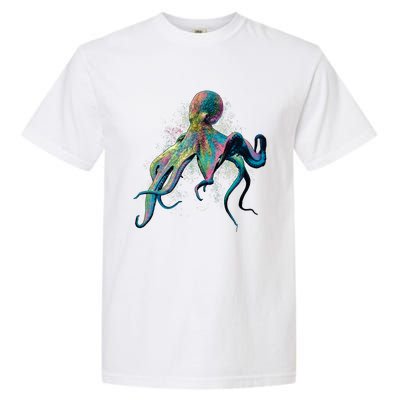 Colorful Octopus Garment-Dyed Heavyweight T-Shirt