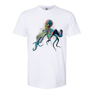 Colorful Octopus Softstyle CVC T-Shirt