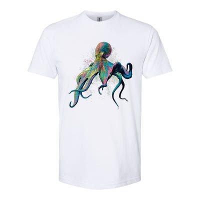 Colorful Octopus Softstyle® CVC T-Shirt