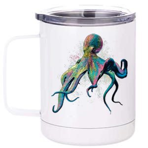 Colorful Octopus 12 oz Stainless Steel Tumbler Cup