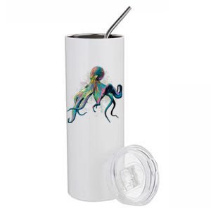 Colorful Octopus Stainless Steel Tumbler