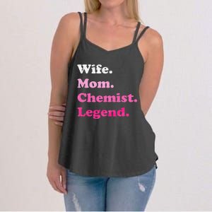 Chemist or Chemistry for Mom Wife Mother's Day Women's Strappy Tank