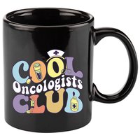 Cool Oncologists Club Oncology Practitioner Squad Groovy Gift 11oz C Handle Ceramic Mug